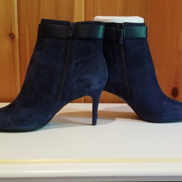 NIB Calvin Klein Suede Sock Booties - Picture 6 of 8